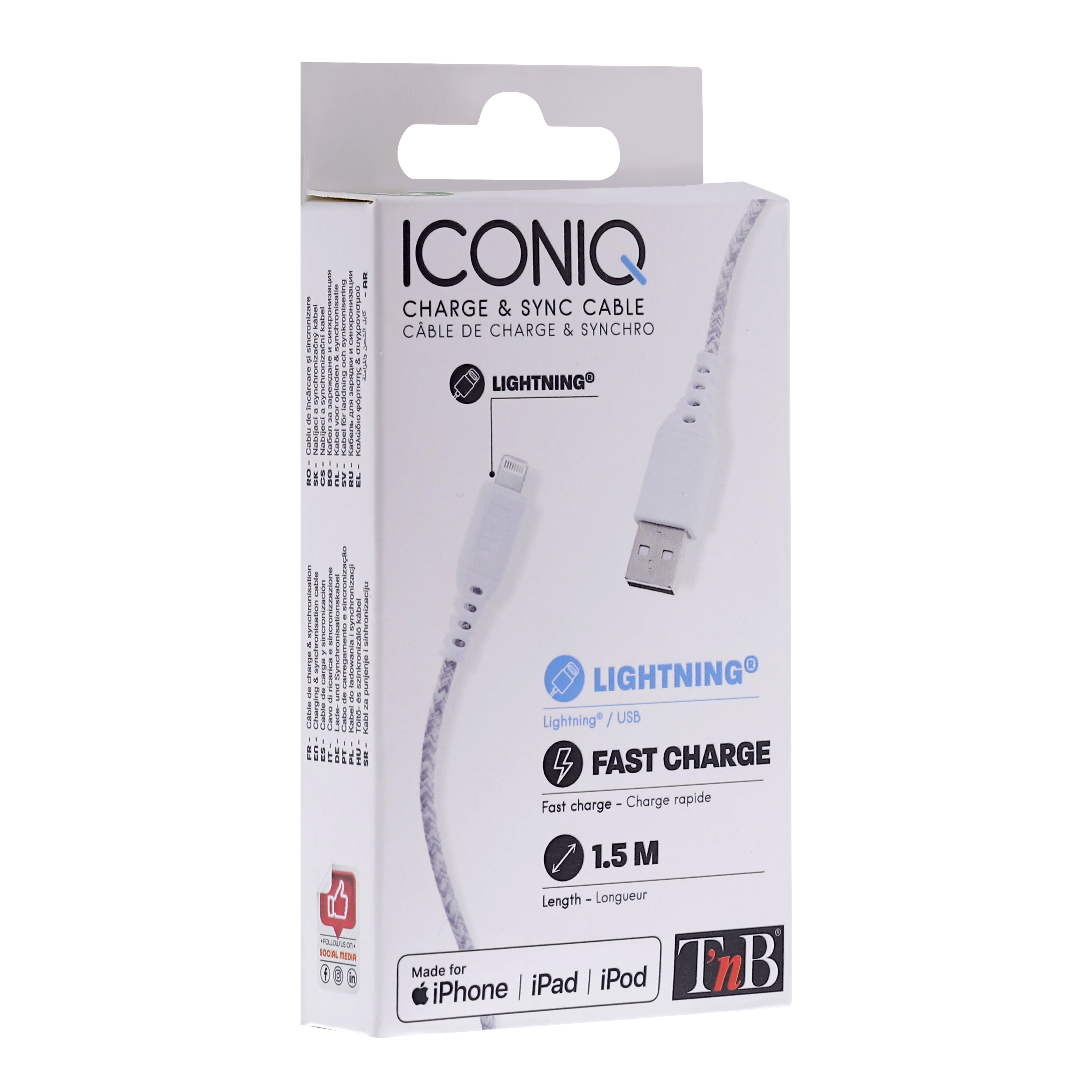 Câble Lightning ICONIQ2