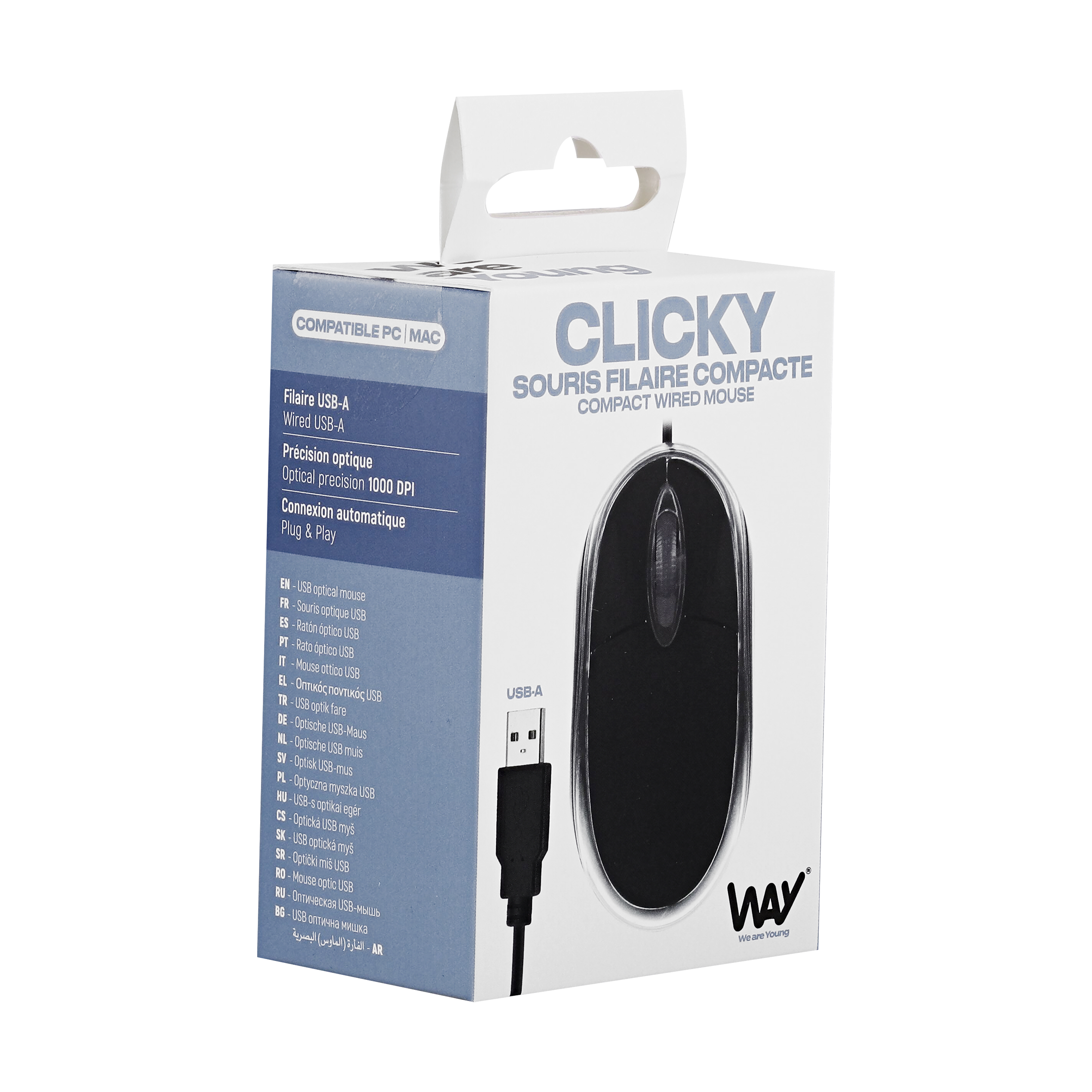 Souris filaire ultra compact WAY6