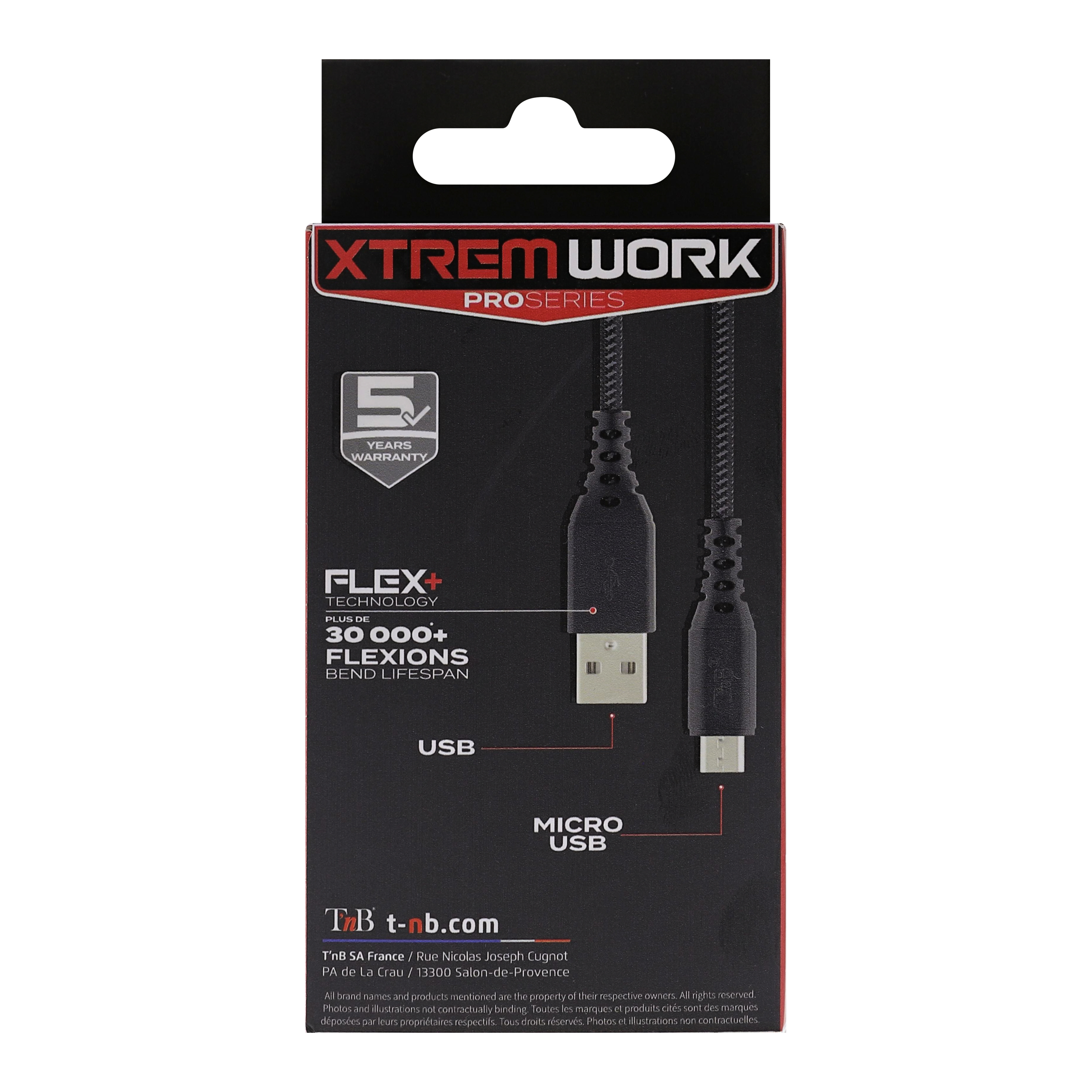 Câble Micro USB renforcé XTREMWORK4