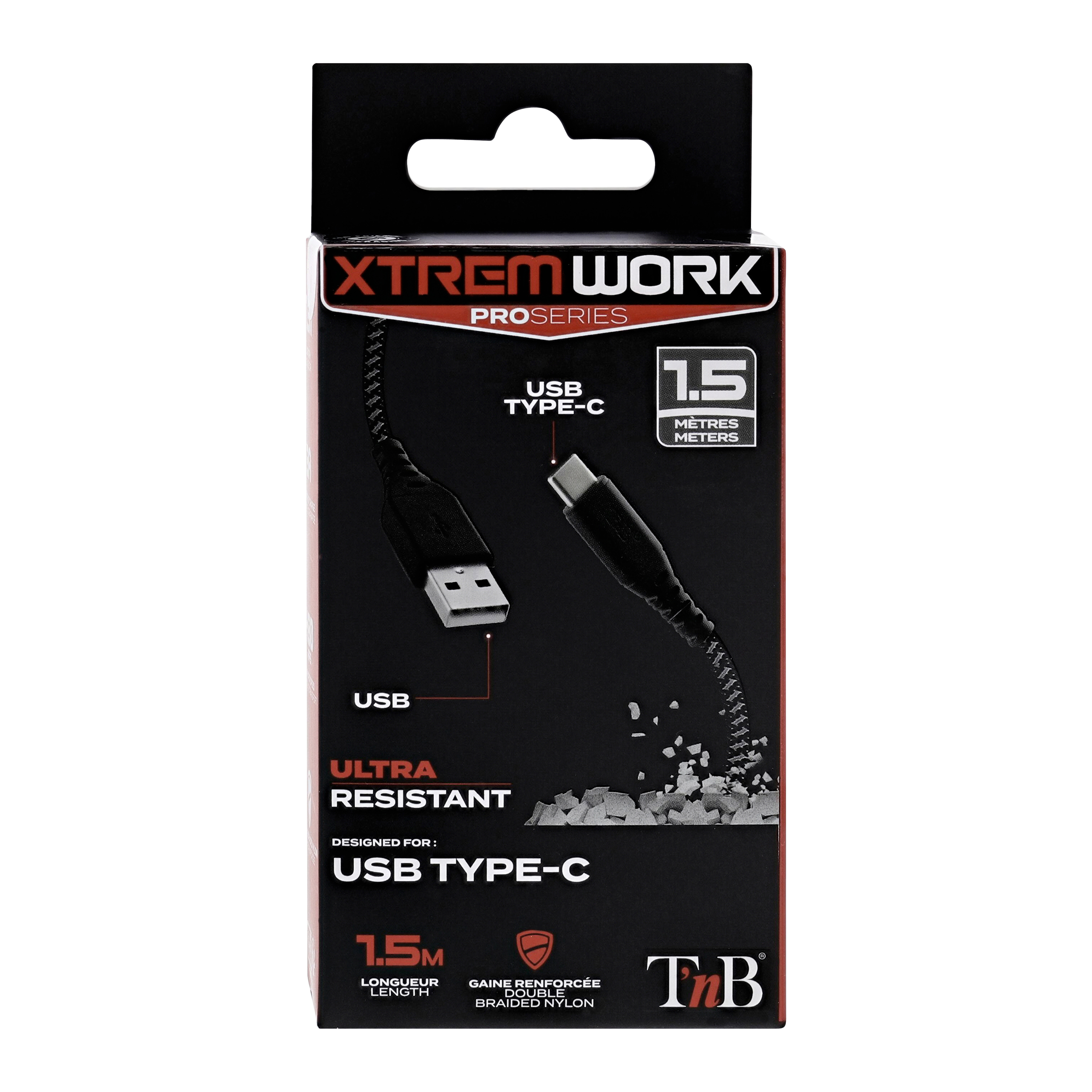 Câble USB Type-C renforcé XTREMWORK3