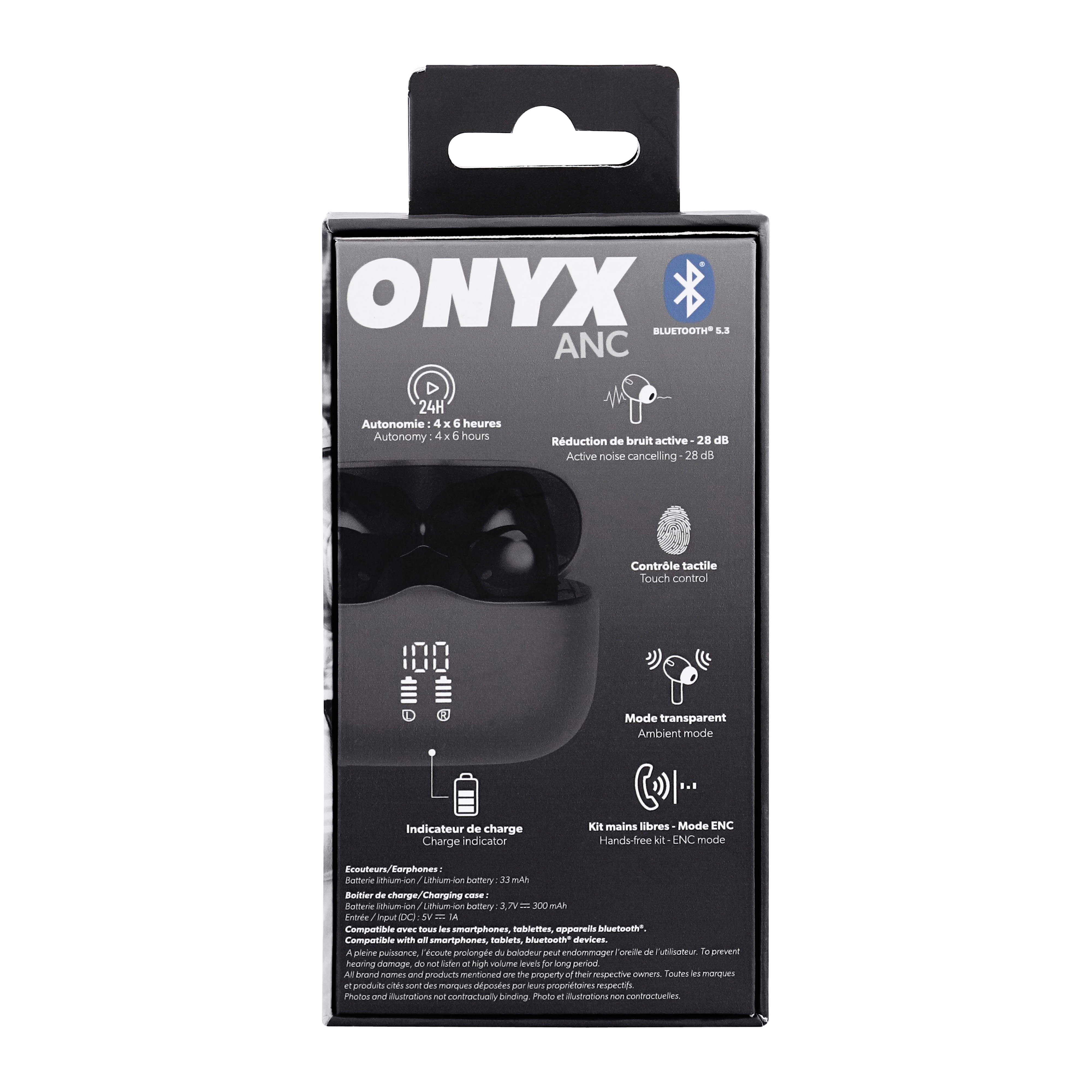 ONYX TWS Wireless Headphones with Active Noise Cancelling5