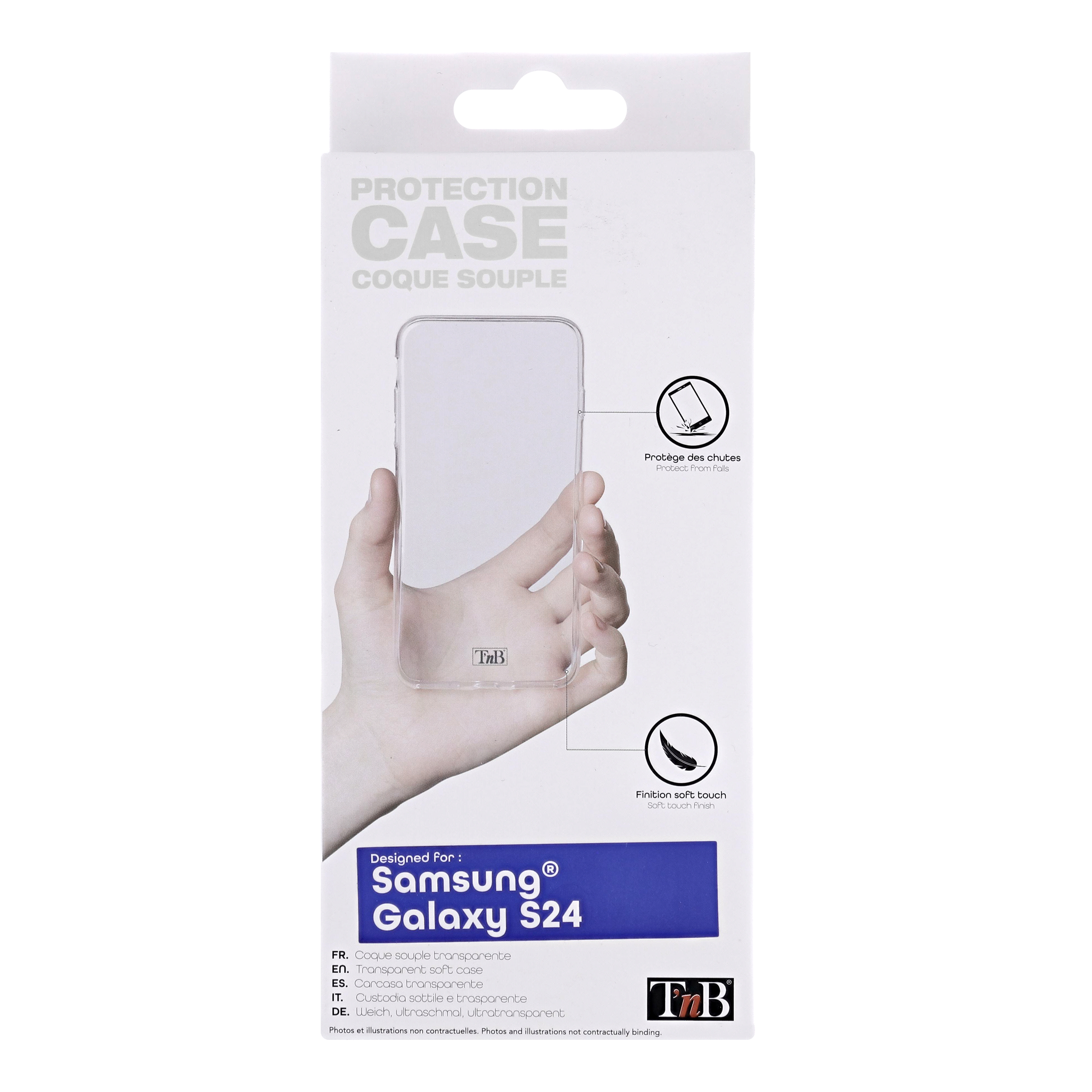 Coque souple transparente pour Samsung Galaxy S241