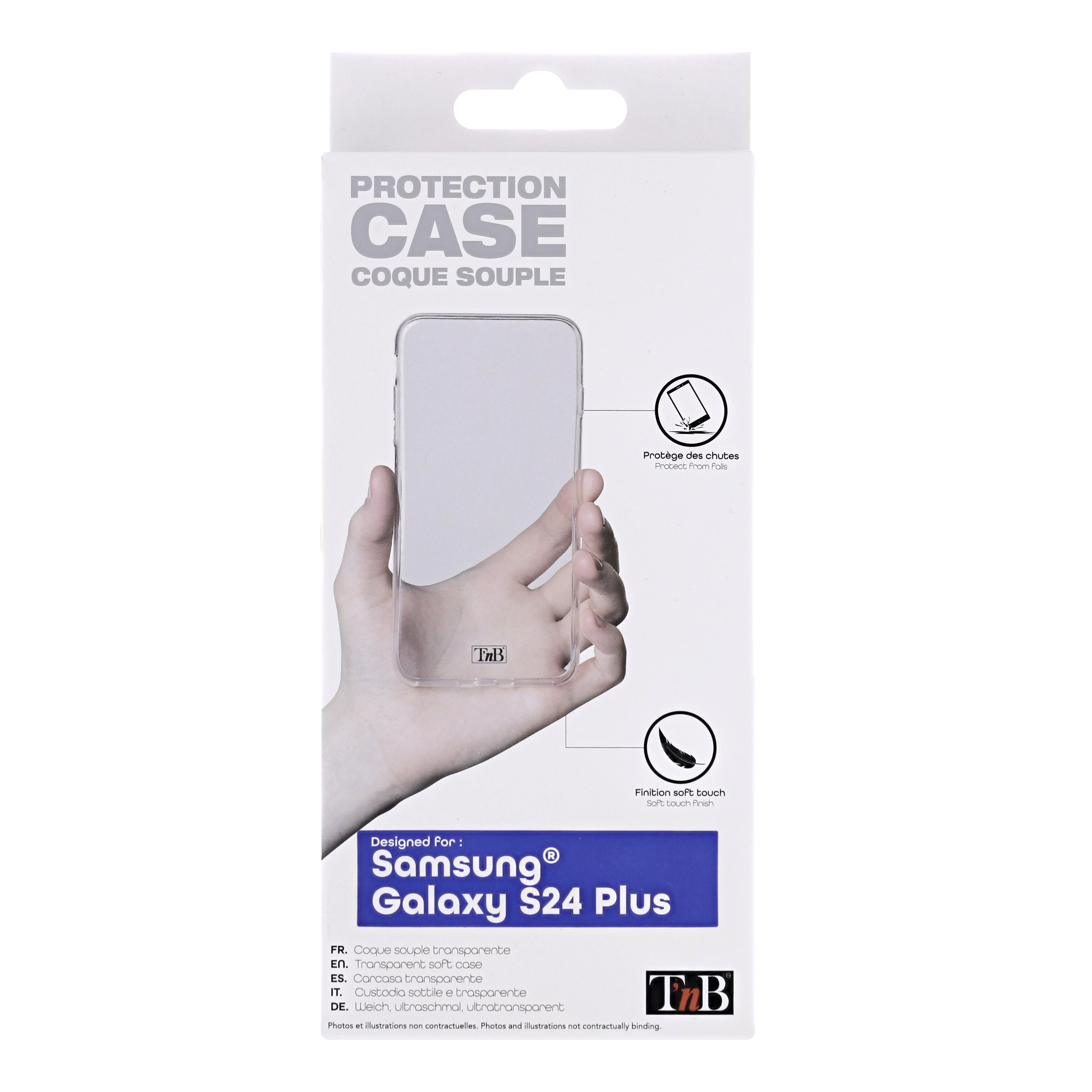 Transparent soft case for Samsung Galaxy S24 Plus1