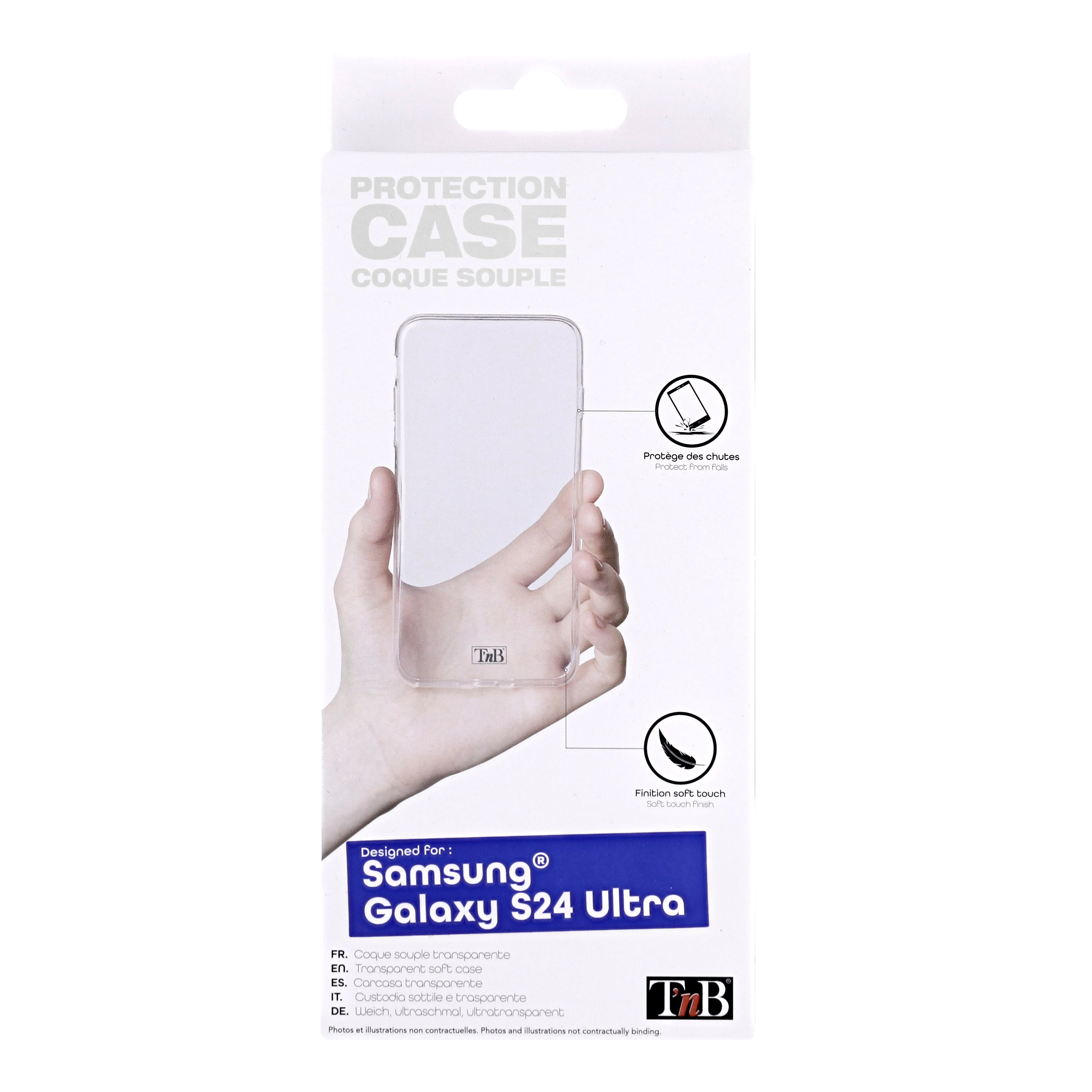 Coque souple transparente pour Samsung Galaxy S24 Ultra1