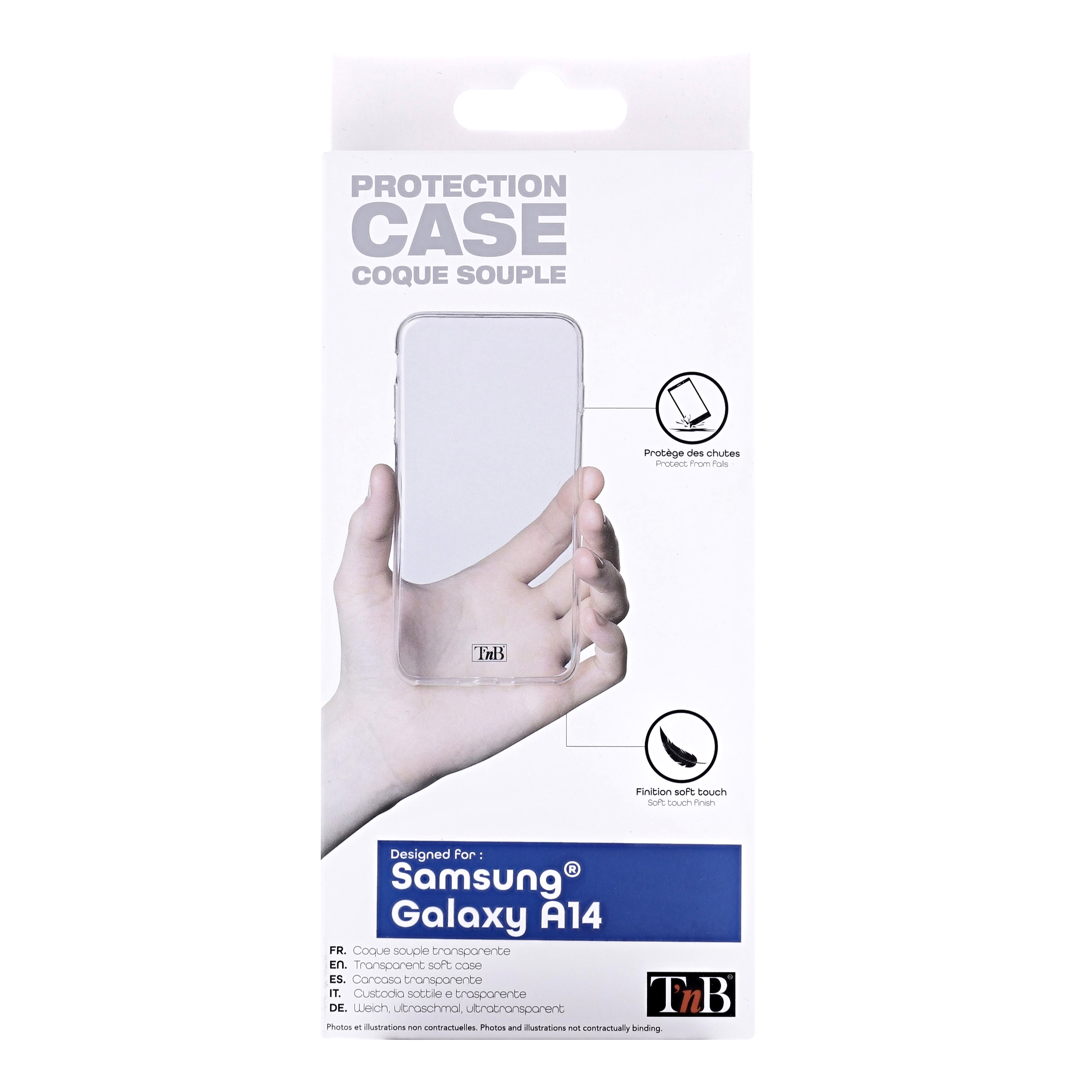 Coque souple transparente pour Samsung Galaxy A141