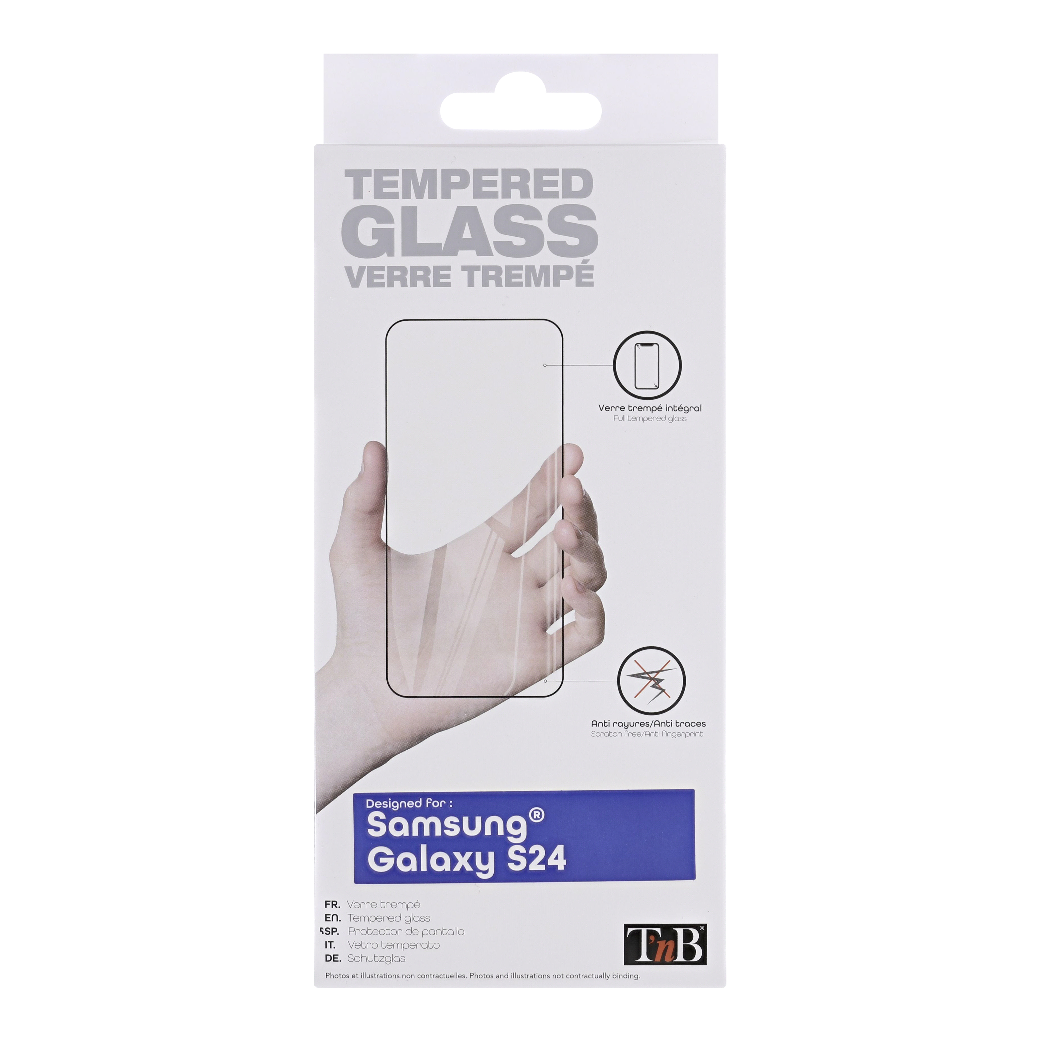 Protection intégrale en verre trempé pour Samsung Galaxy S241