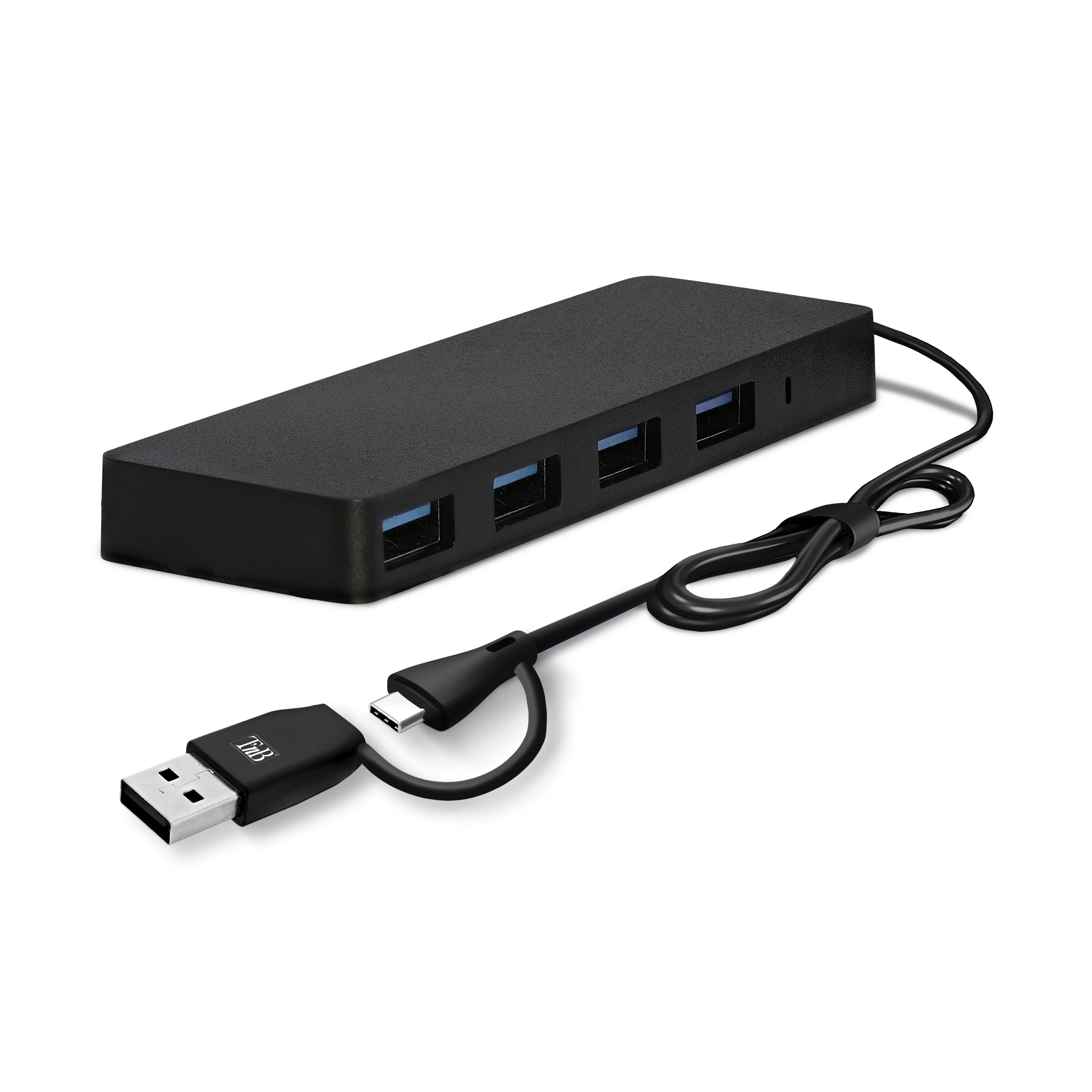 HUB 4 ports USB-A 3.0 - câble 60 cm1