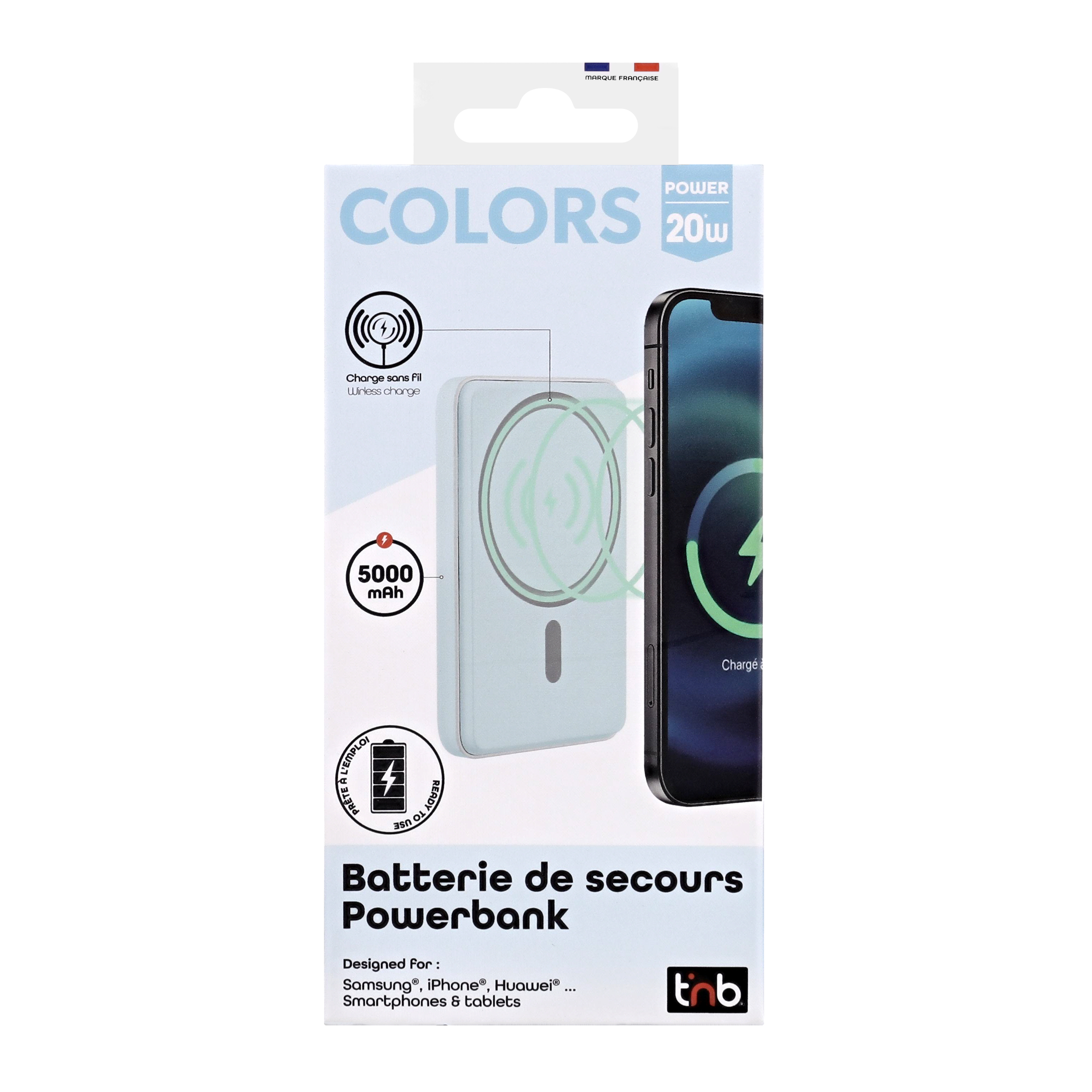 Batterie de secours 5000mAh compatible MagSafe7