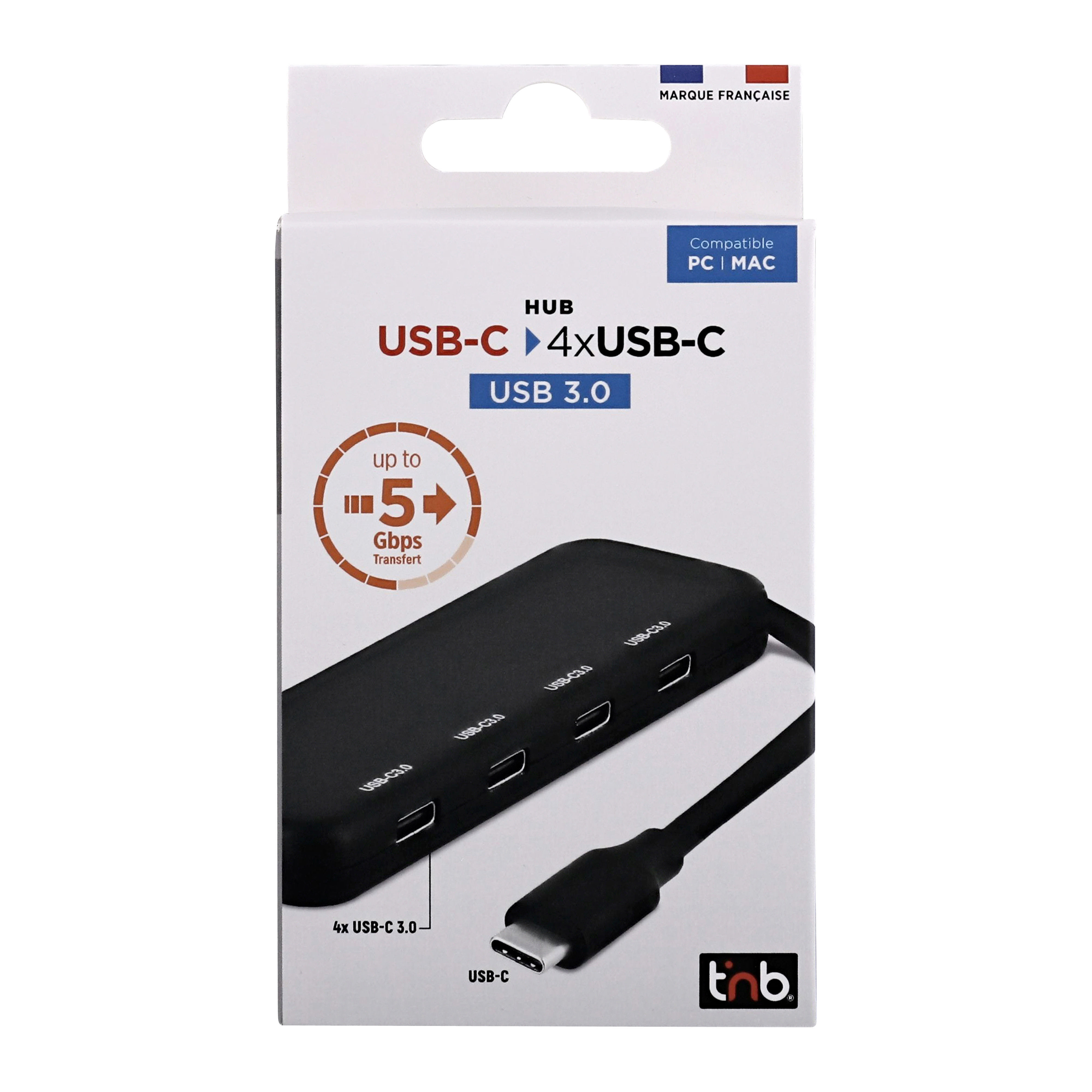 HUB 4x USB-C 3.04