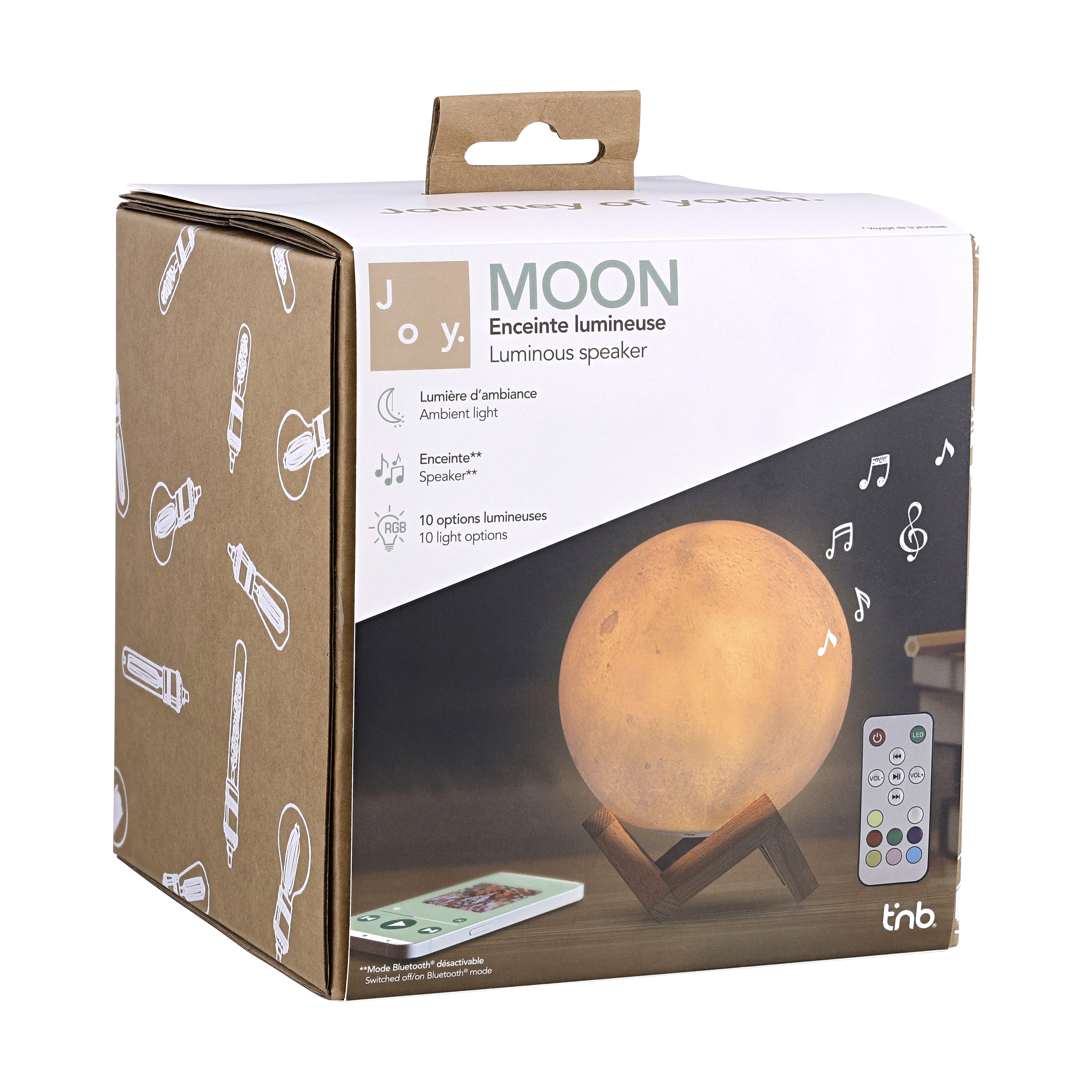 Enceinte Bluetooth Lumineuse design MOON5