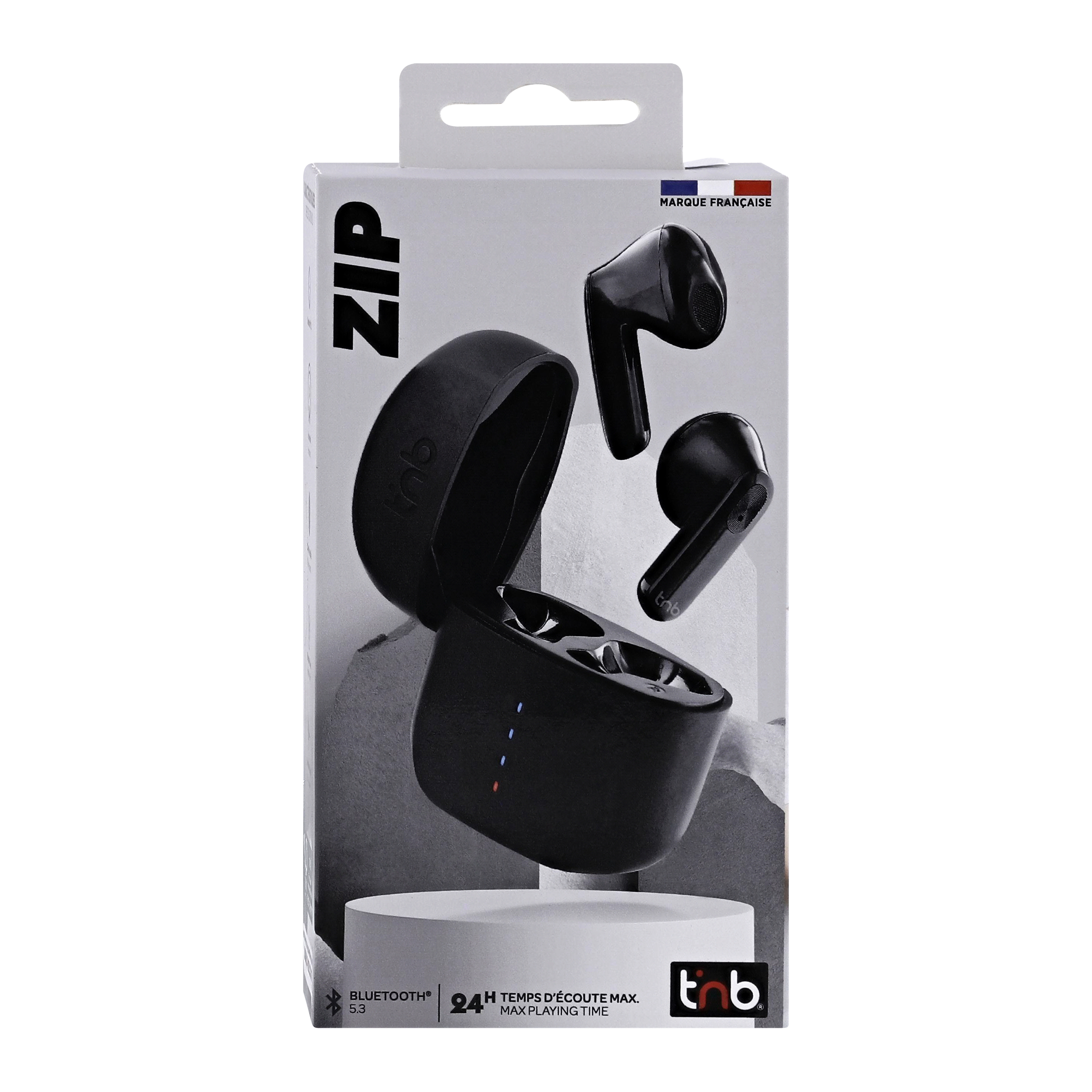 Écouteurs sans fil ZIP semi intra-auriculaires Noir7