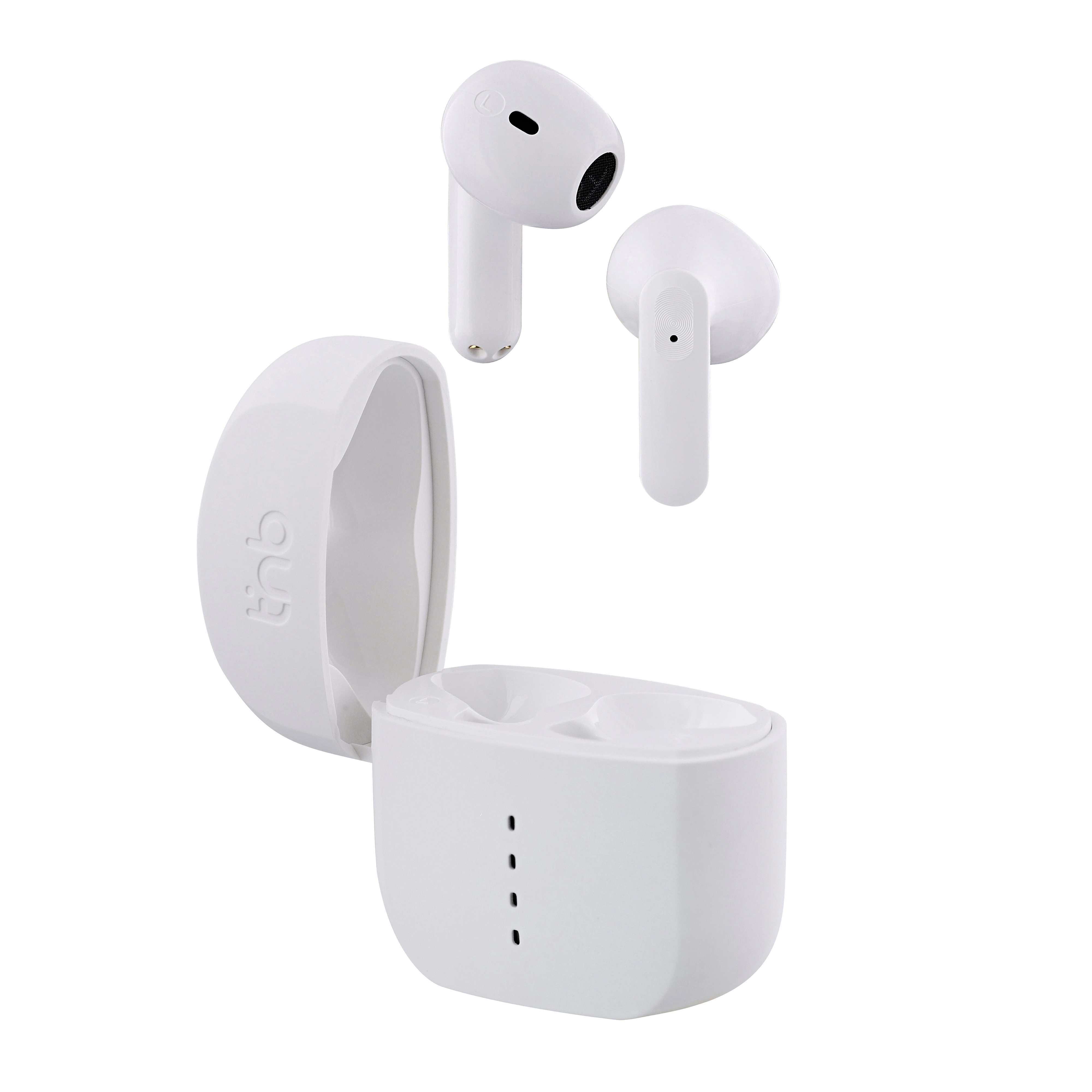 Écouteurs sans fil ZIP semi intra-auriculaires Blanc1