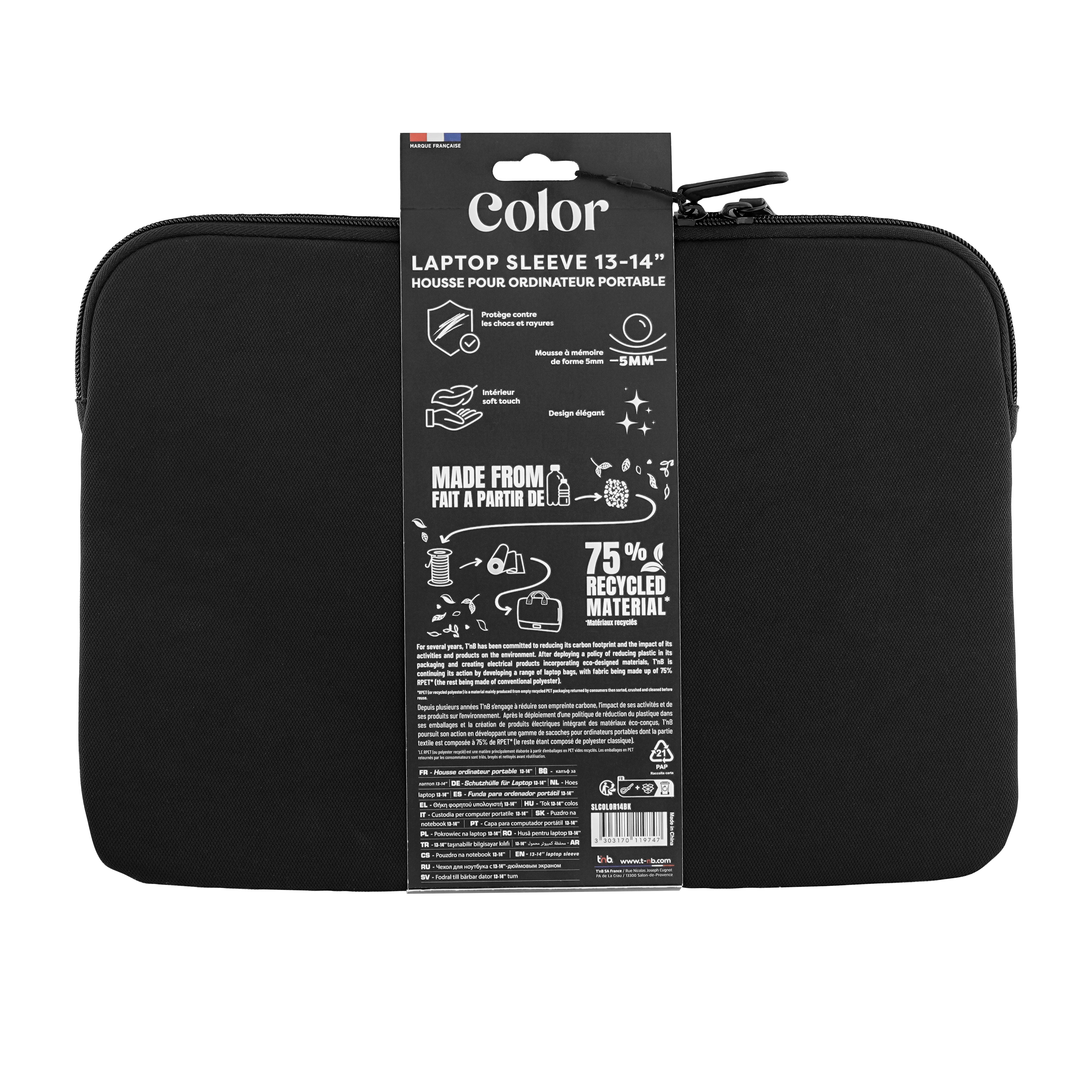 HOUSSE POUR ORDINATEUR COLOR BLACK 13-14''5