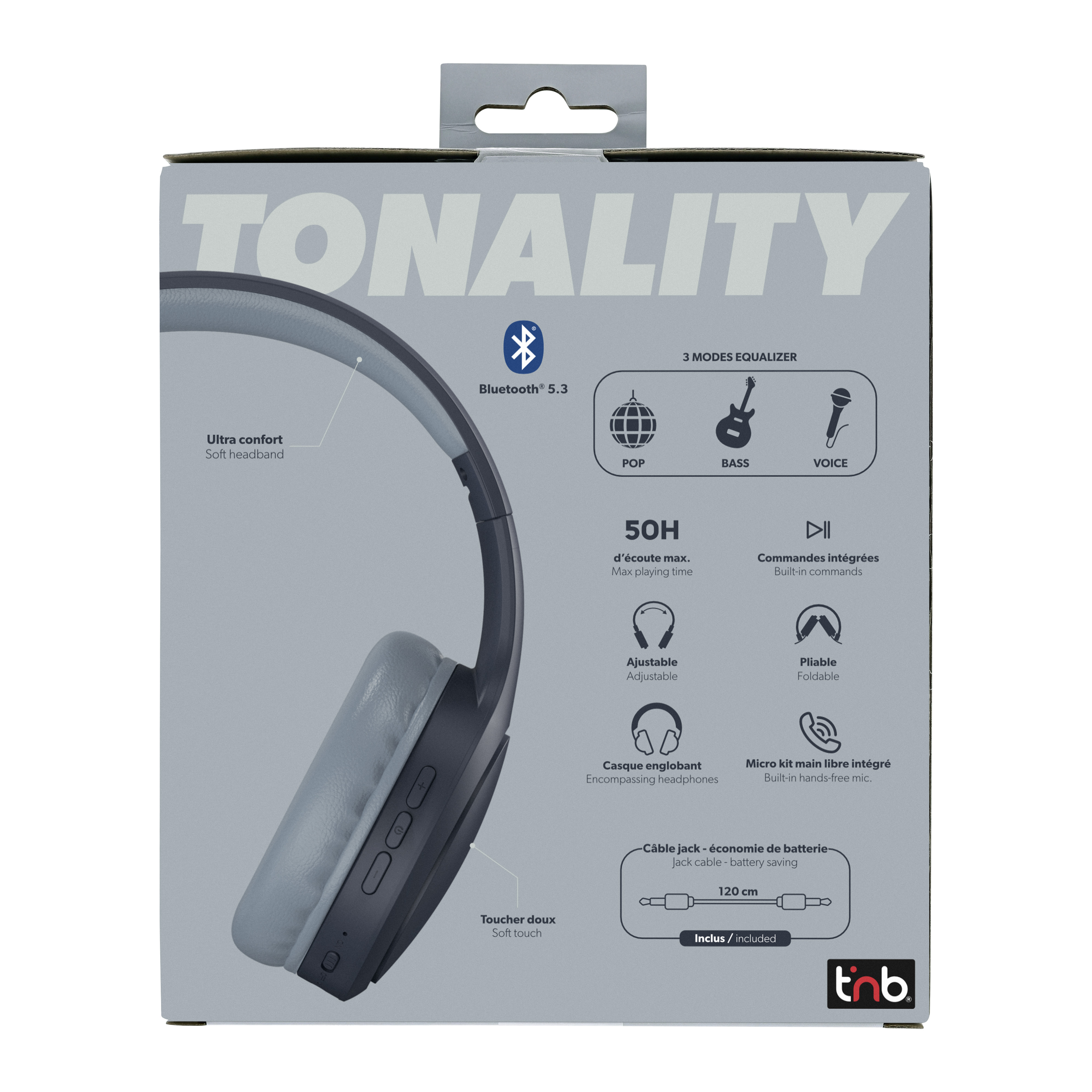 Casque Bluetooth circum-aural TONALITY6