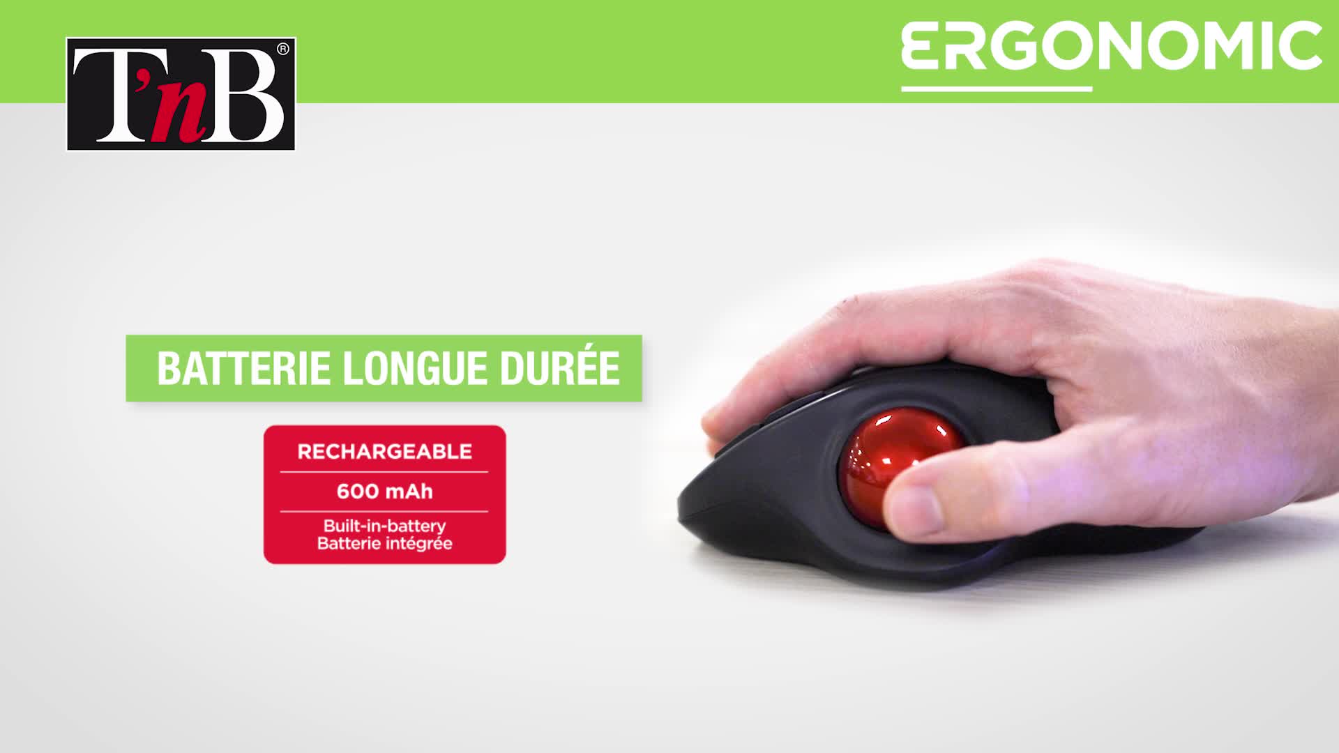 DUAL CONNECT ergonomic trackball mouse DUAL CONNECT ergonomic trackball mouse